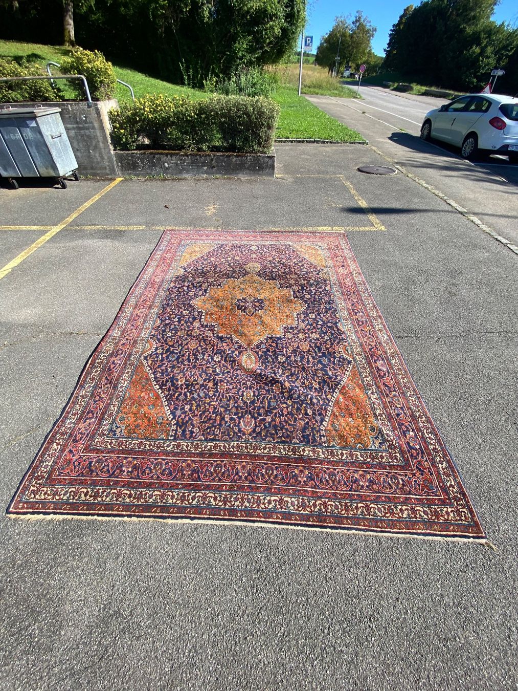 Tappeti: Perser Teppich, Orientteppich, blau/rot, Vintage – Usato da Zürich venduto da 888simon888 1