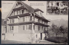 Antike Ansichtskarte Johann Odermatt, Oberdorf NW, 1915