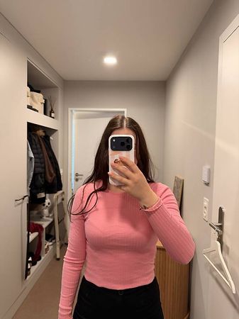 PIGALLE Langarmshirt Pink  Grösse S 
