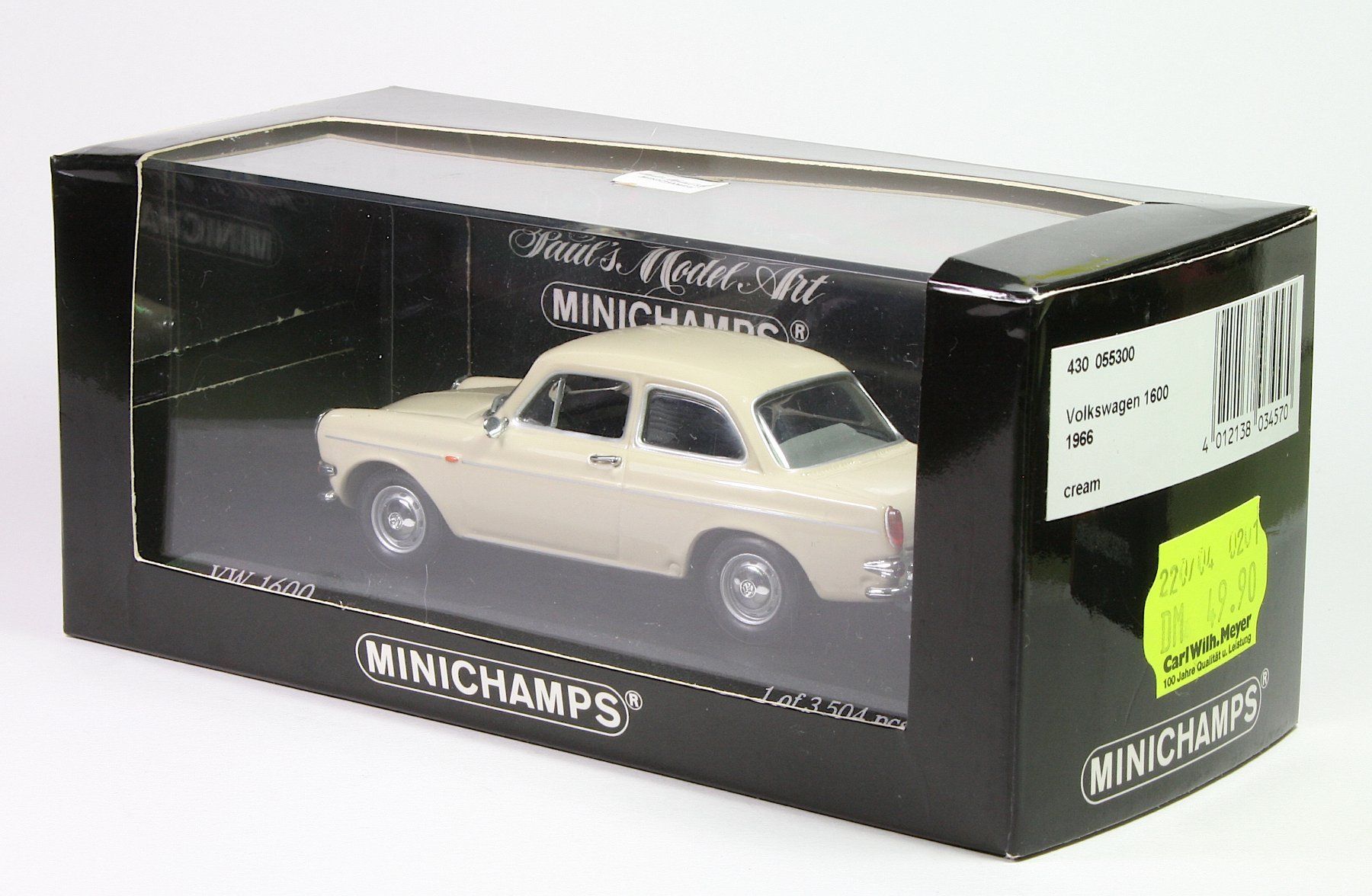 Minichamps Modellini d'auto: VW 1600 – Nuovo (secondo la descrizione) da Elsau venduto da Peekay8