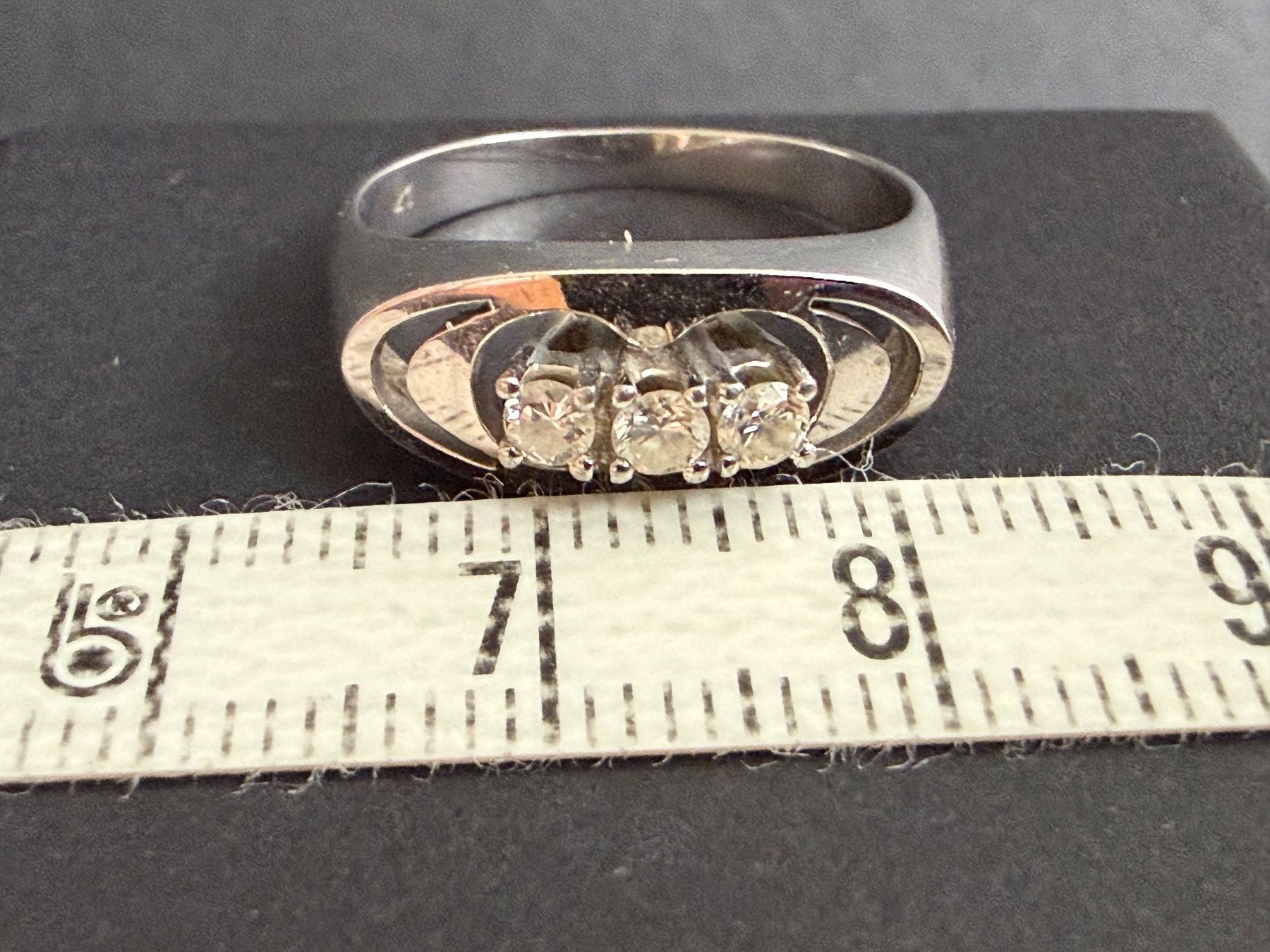 Anelli: Weissgold Ring mit Diamanten 585, 14K – Usato da Spiegel b. Bern venduto da Rogger72 4