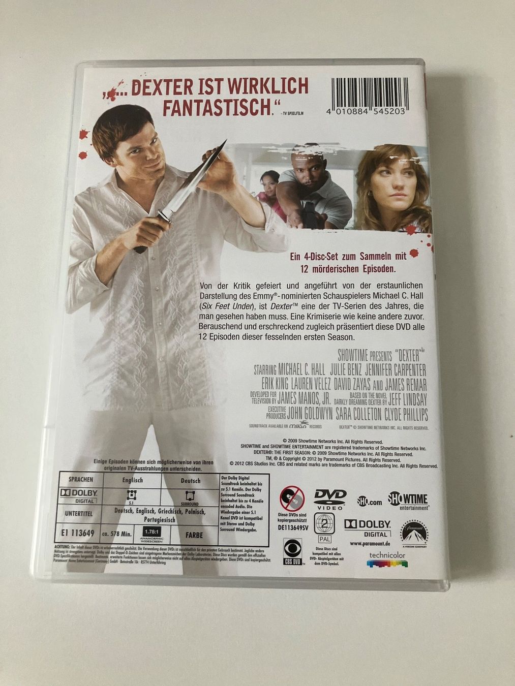 Tutti i DVDs: Dexter: Staffel 1 (4 DVDs) – Usato da Arbon venduto da JoJoAs 1