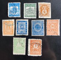 Lot Bulgarien, Dienst- und Portomarken, 9 Werte #