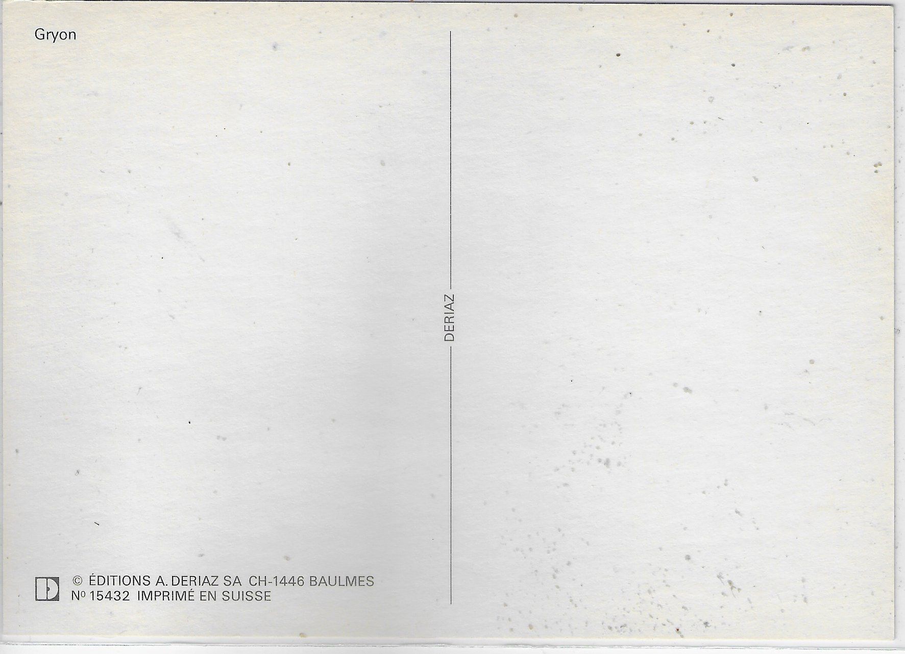 Cartoline postali: Gryon - l'Eglise – Usato da Ettingen venduto da Kartenplanet 1