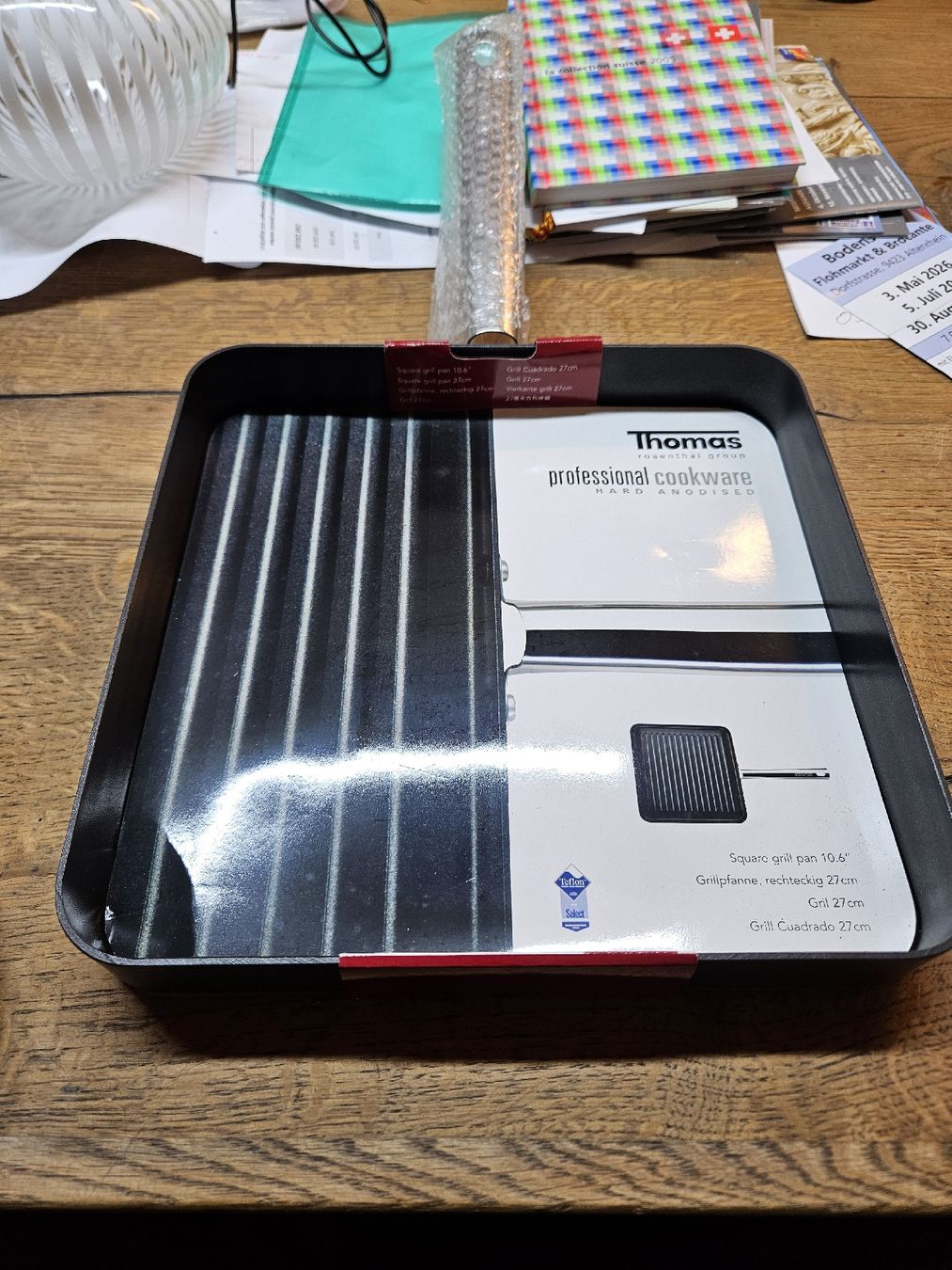 Thomas Pfannen: Thomas Grillpfanne eckig 27cm neu (DU) – Neu und originalverpackt aus Rorschach von TimelessTrading