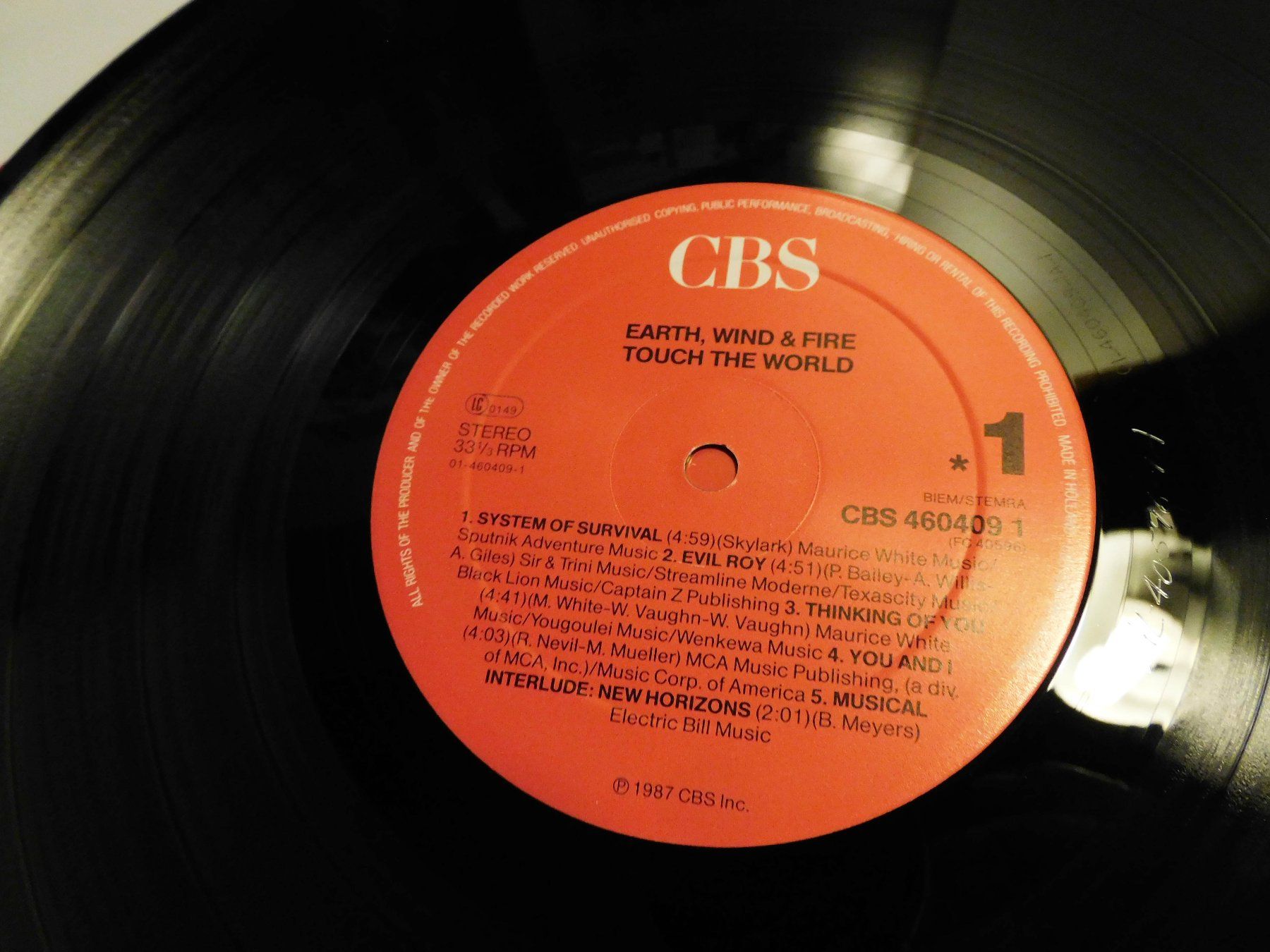 Dischi in vinile: LP - Schallplatte Earth Wind & Fire 1987 – Usato da Sursee venduto da 76 2