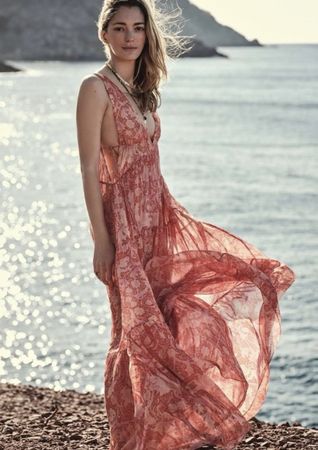Wow Chufy x Mango Maxi Dress - Size S