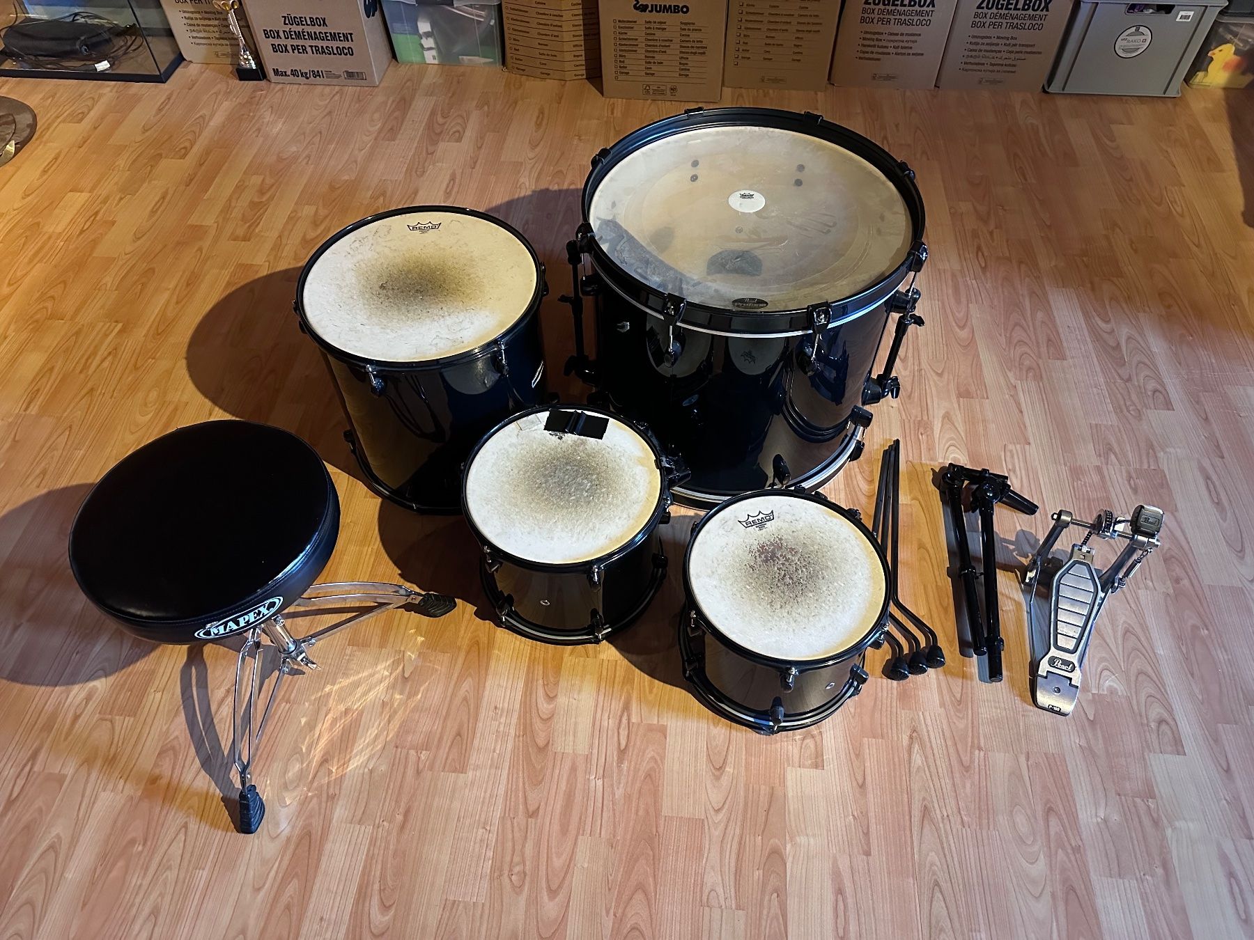 Strumenti musicali: Batterie Pearl Export + Siège + Pédale – Usato da Estavannens venduto da Woupitoupitouwoup 9
