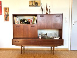 Vintage Teak Highboard I Bücherschrank I 1960er