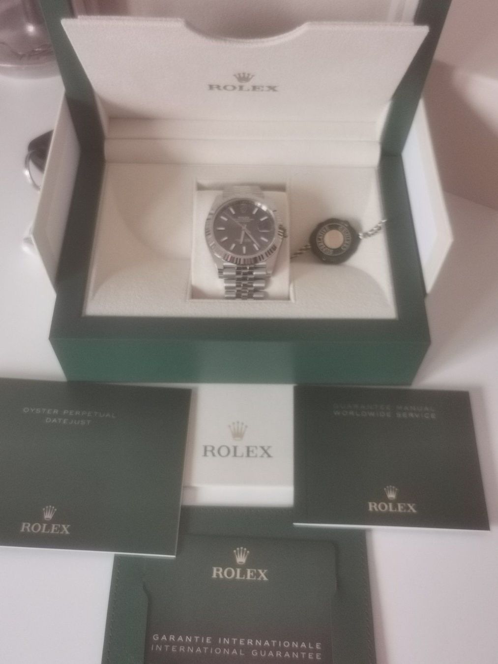 Rolex Orologi: New - Rolex Datejust 41mm ardoise – Nuovo e nell'imballaggio originale da Morges venduto da smilux106 3