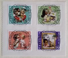 2005 Pro Juventute Satz Ersttag Vollstempel,  auf Folie