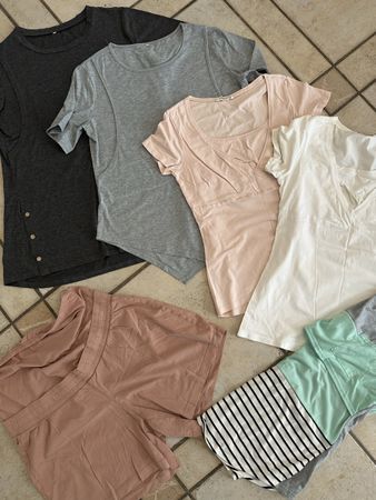 Schwangerschaft und Stillkleider Set Gr. M/L