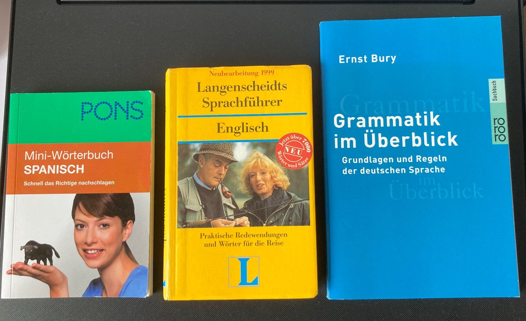 Bücher: 3 Sprachbücher gebraucht im Set – Gebraucht aus Scuol von Crijof