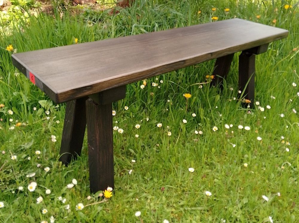 Holzbank, Gartenbank, wetterfest, Schweizer Holz 118 cm Kaufen auf