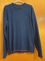 Pull Tommy Hilfiger, M, bleu foncé, coton, très bon état