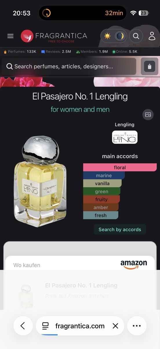Profumi & Eau de Toilette: El Pasajero No. 1 Lengling , 2 ml – Usato da Sursee venduto da nst_czk2 1