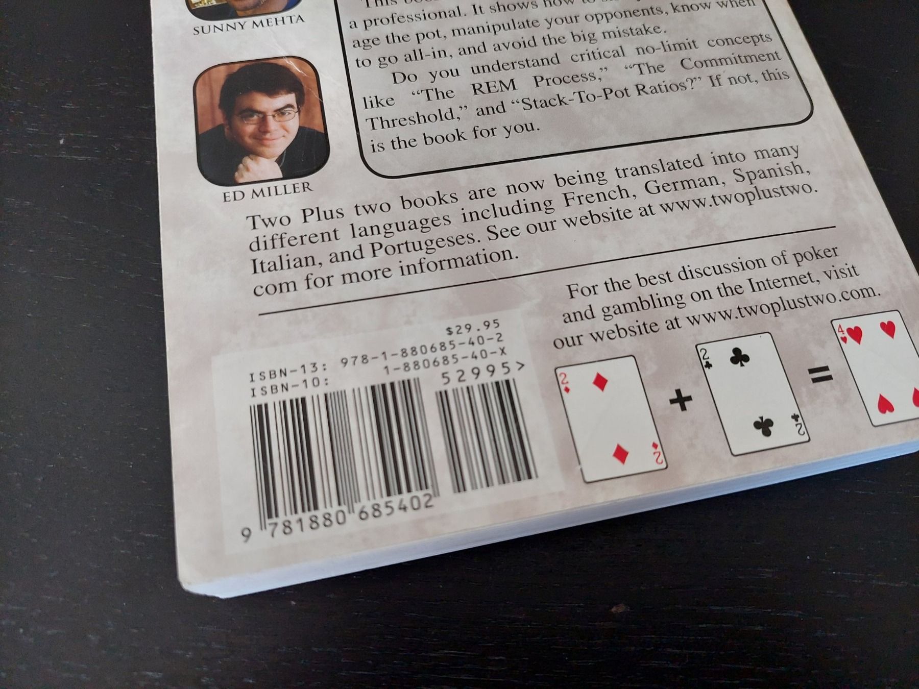 Bücher: Professional No-Limit Hold 'em: Volume I – Gebraucht aus Wiesendangen von troawus 3