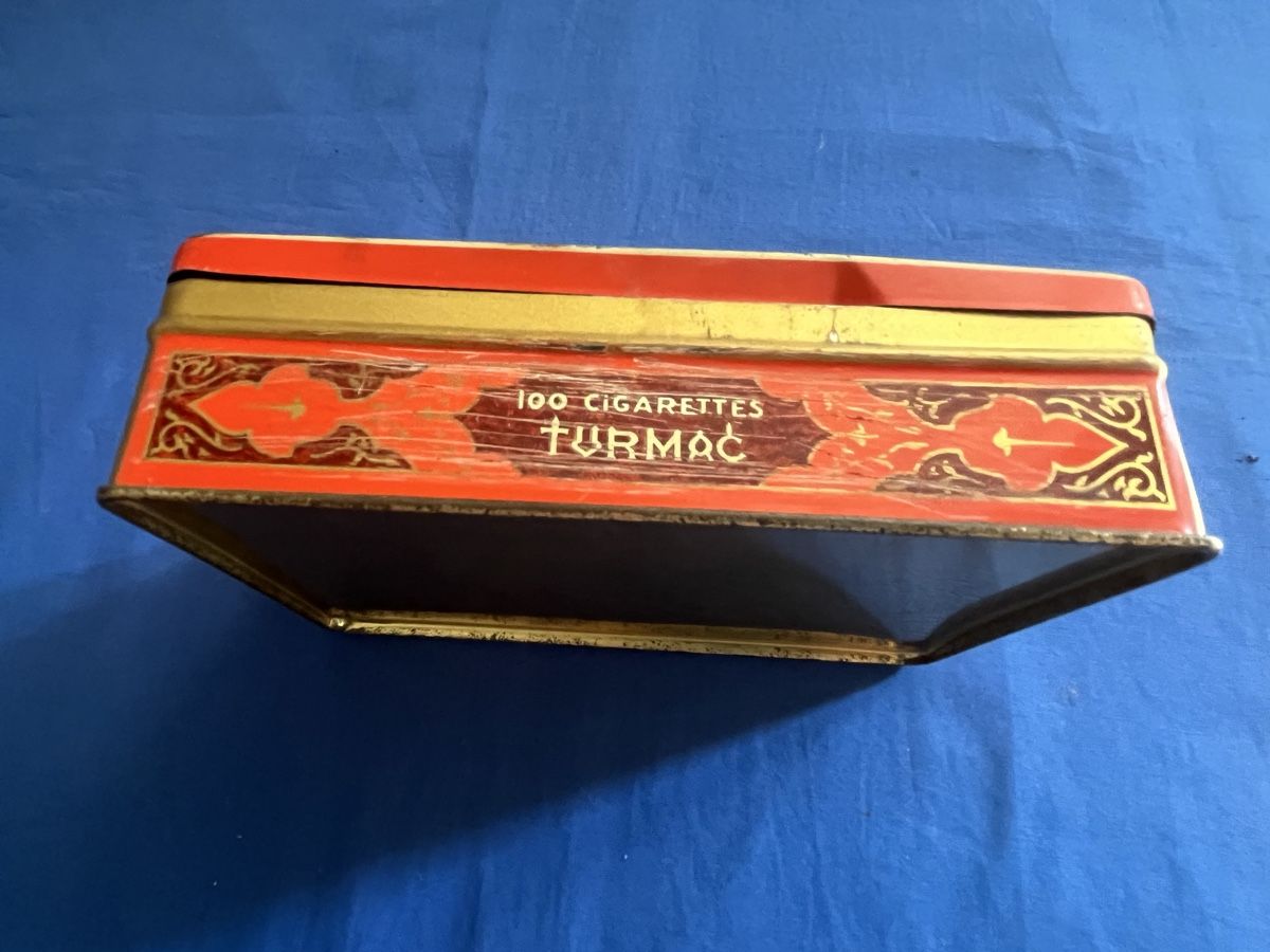 Behälter & Ähnliches: Blechdose Zigaretten Turmac 100 Stück alt gebraucht – Gebraucht aus Romanshorn von Apfelschuss 2