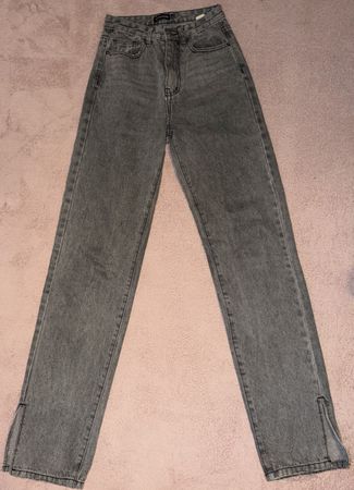 Jeans PrettyLittleThing gris taille 34