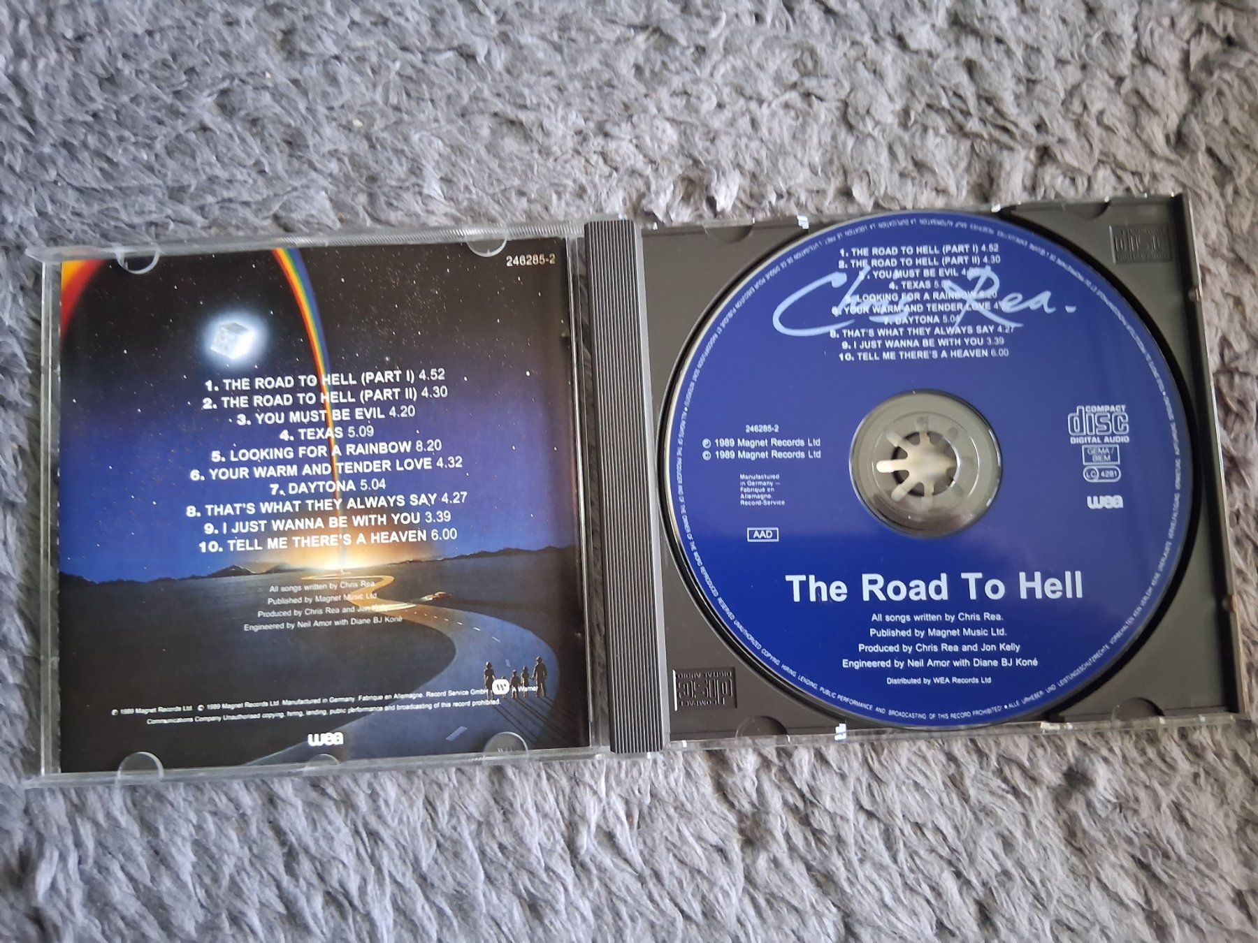 CD: CHRIS REA    THE ROAD TO HELL     CD – Usato da Wetzikon ZH venduto da Ramones01 2