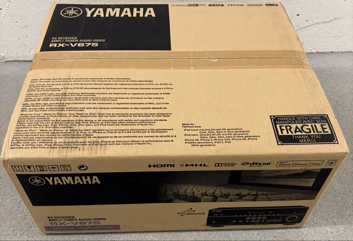 Yamaha Ricevitori: YAMAHA AV Receiver RX-V675 ab Fr. 1.-  – Usato da Perlen venduto da S0nG0ku 5
