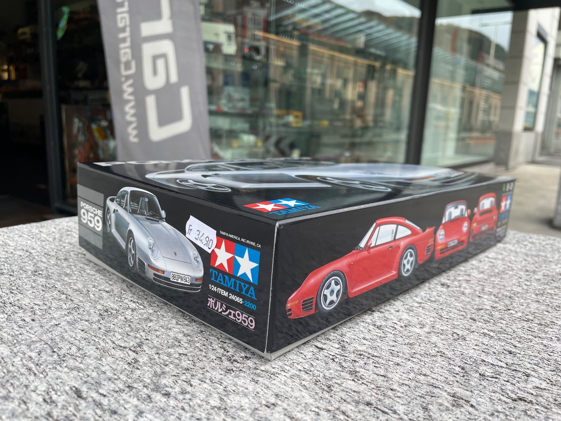 Tamiya Kit di modellismo & Modellini statici: Tamiya 1:24 kit Porsche 959 Bausatz – Nuovo e nell'imballaggio originale da Chiasso venduto da Carrara-Modellismo 1