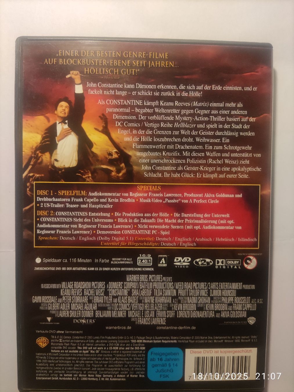 Tous les DVDs: Constantine (2-Disc Special Edition) – D'occasion à Basel par Alacant 1