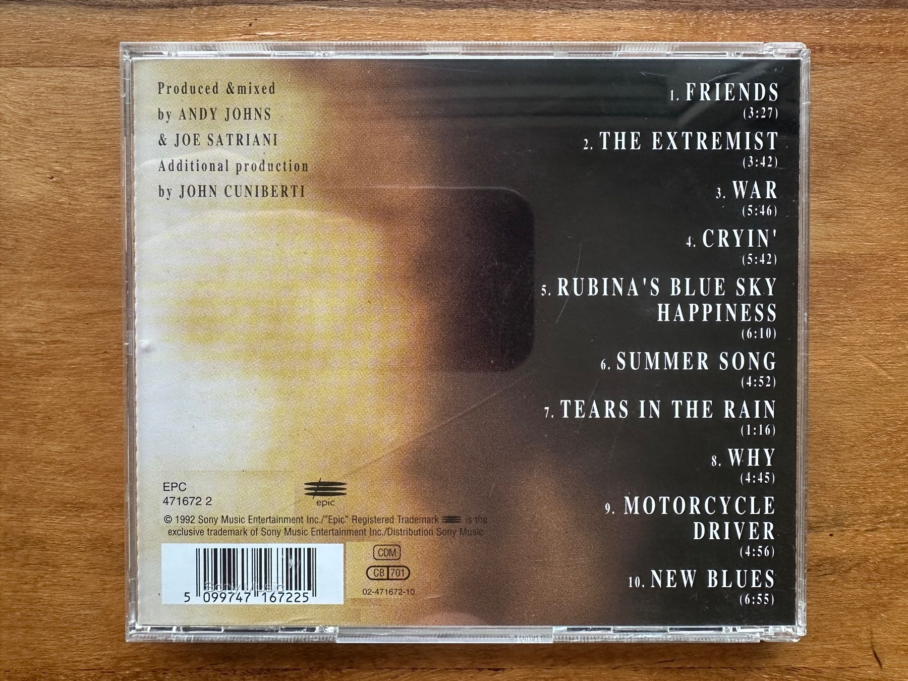 CDs: Joe Satriani - The Extremist (CD) – Gebraucht aus Horgen von flyingpenguin2000 2