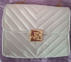 Handtasche weiss 