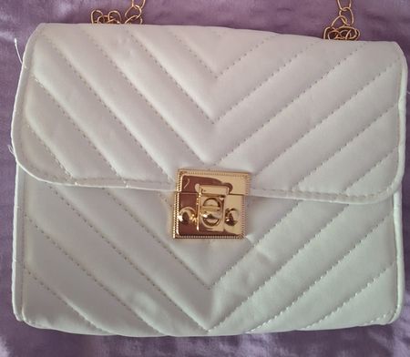 Handtasche weiss 