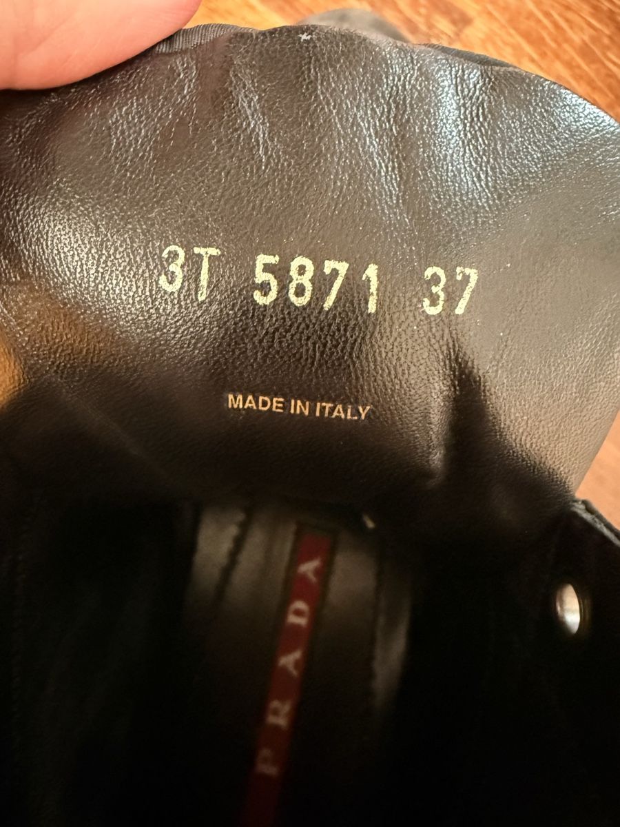 Prada Scarpe da donna: Prada Sneakers Gr.37 Schwarz  – Usato da Winterthur venduto da hera05 3