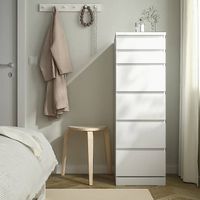 IKEA MALM Kommode mit 6 Schubladen weiss/spiegelglas wie neu