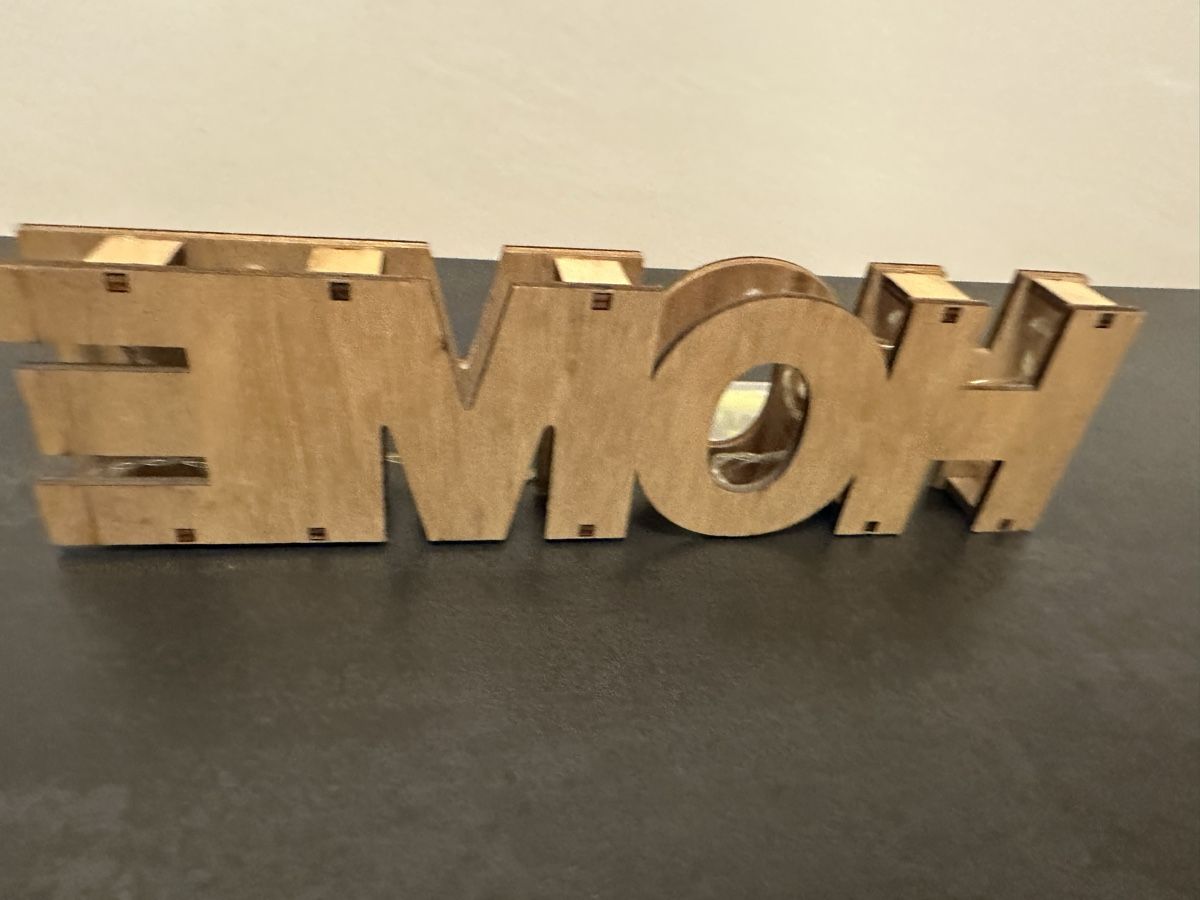 Tutte le decorazioni: Home Marquee Sign with Lights - Rustic Decor - Cute! – Nuovo (secondo la descrizione) da Lugano venduto da dia_5857 1