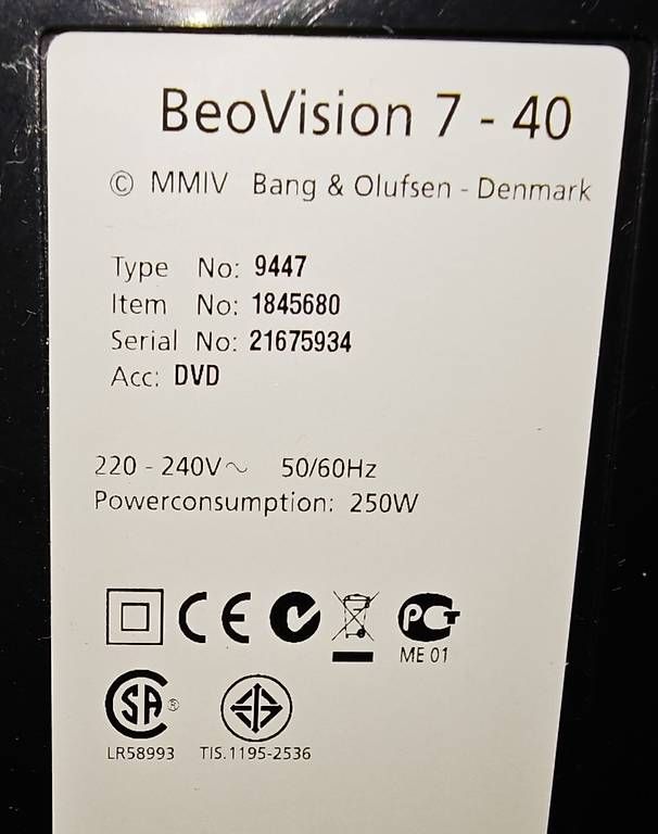 Televisori: Beovision 7 40 MK IV  – Usato da frauenfeld venduto da jeni68 3