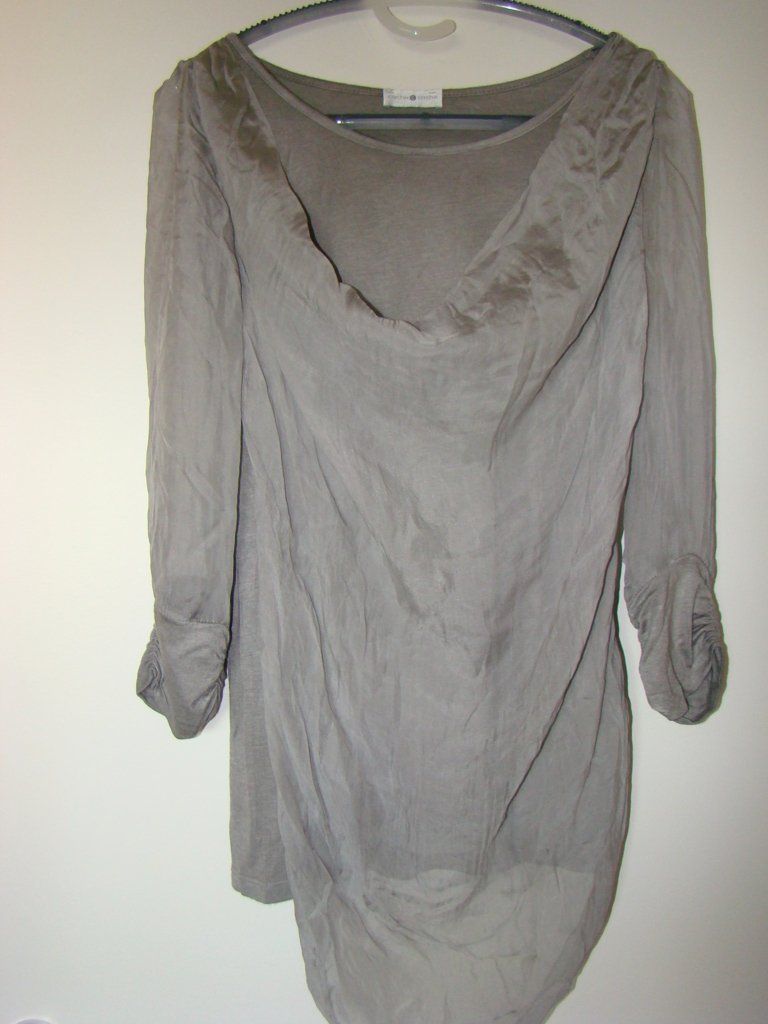 Maglioni & Felpe: pull gris, manche voile – Nuovo (secondo la descrizione) da Lussery-Villars venduto da pousinete02 5