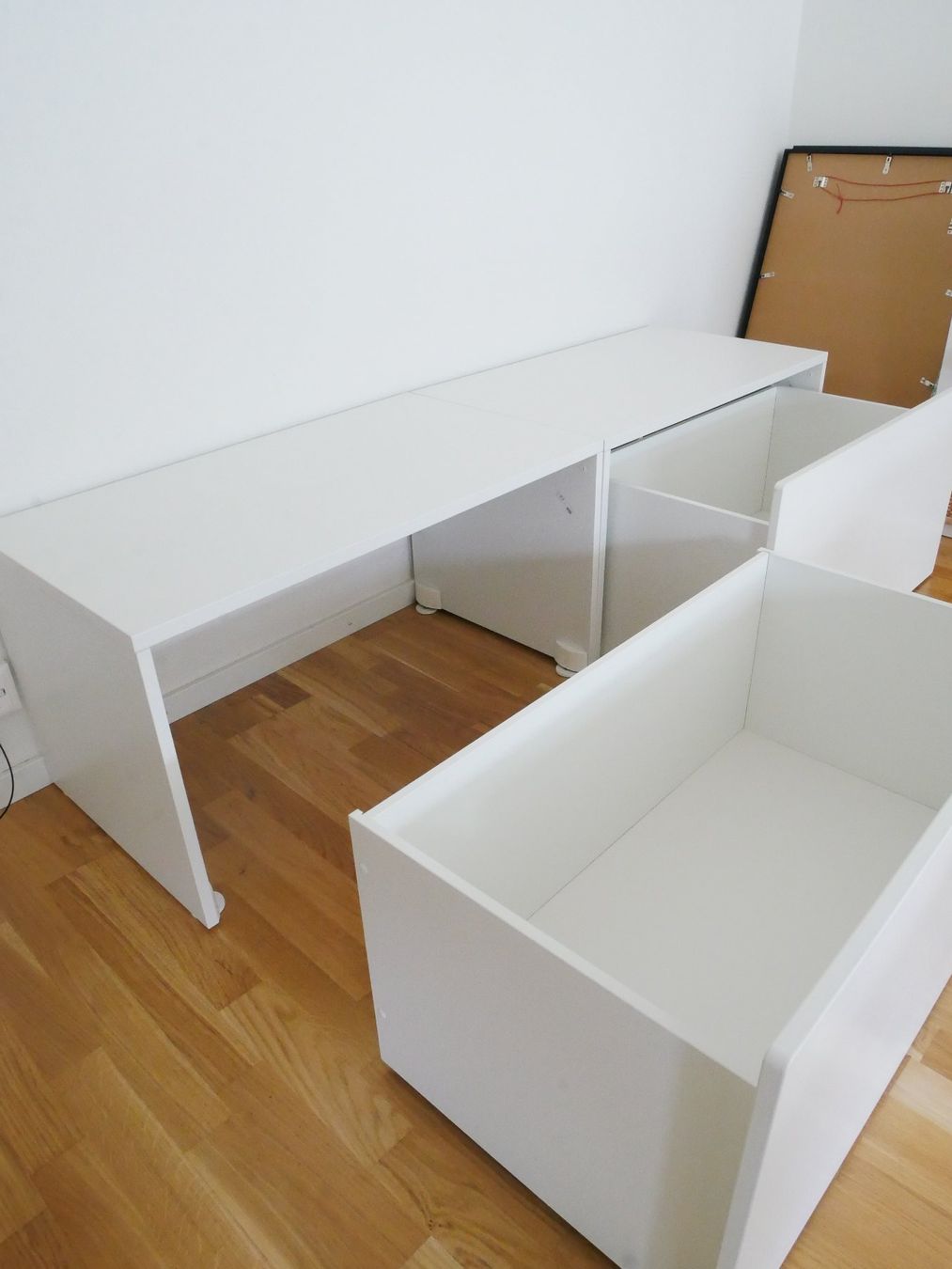 2x IKEA SMÅSTAD, (Sitz)Bank mit Kisten, weiss, 90x52x48 cm (Gebraucht) in Basel für CHF 65 – nur Abholung auf Ricardo kaufen