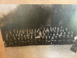 Historisches Gruppenfoto Schwarzweiss gebraucht 50/4o cm