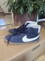 Nike blazer bleu suede 