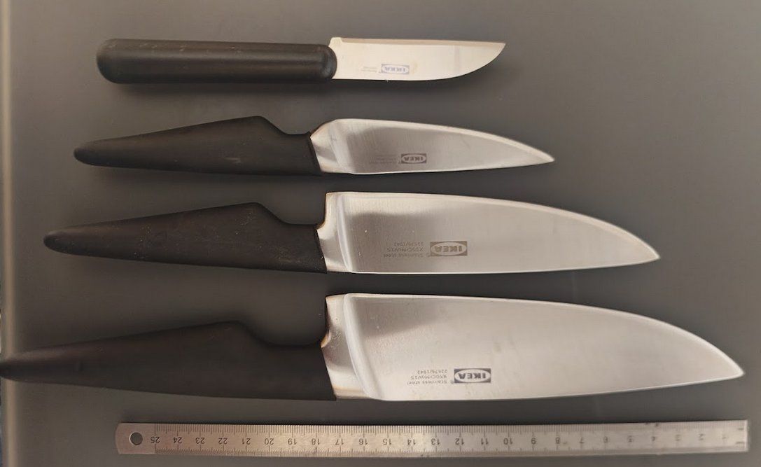 Ikea Coltelli: Küchenmesserset vierteilig – Usato da Uetendorf venduto da jschaeren