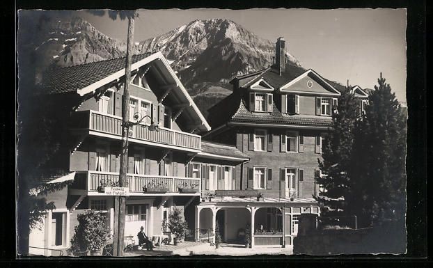 Cartoline postali: AK Adelboden, Hotel Schönegg – Usato da Berlin venduto da bartko-reher