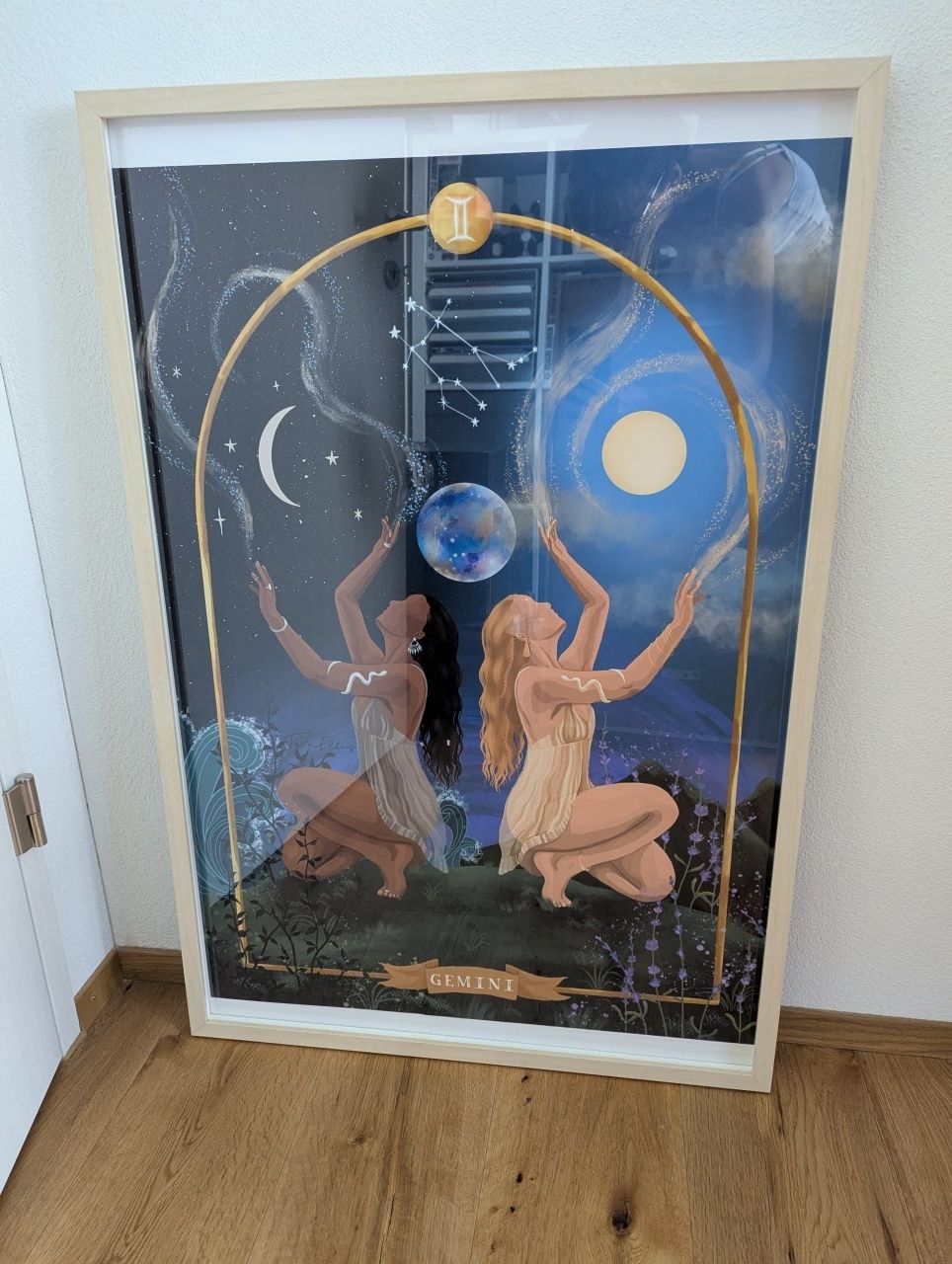 Foto & Immagini: Kunstdruck Gemini Zwillinge Sternzeichen von Tarn Ellis – Nuovo (secondo la descrizione) da Höri venduto da sim_27mx