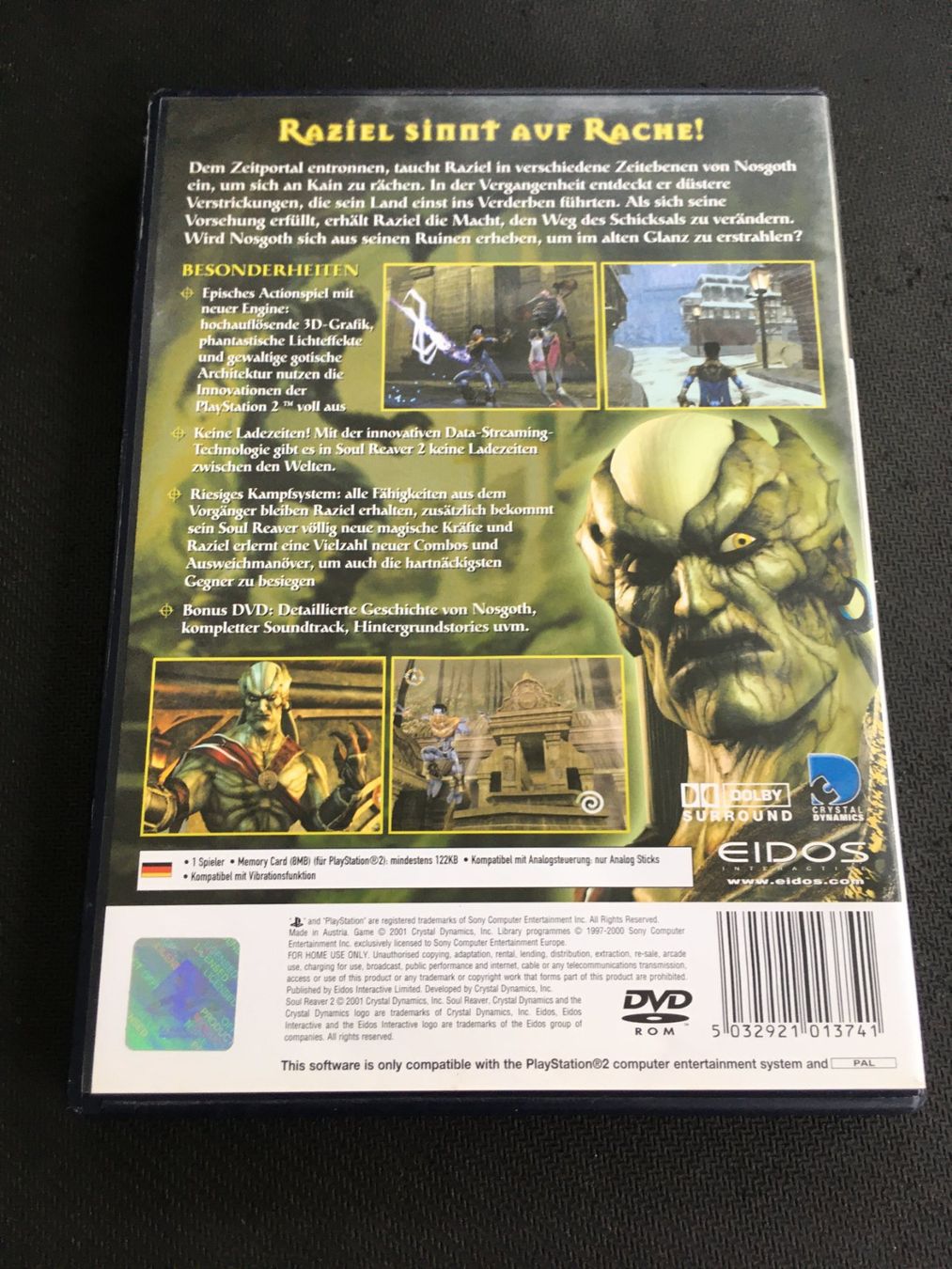 Sony Jeux: Soul Reaver 2 - PS2 Playstation 2 – D'occasion à St.Gallen par sjosjo 1