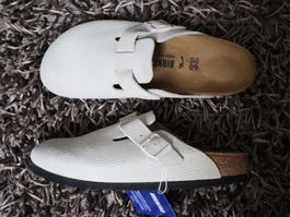 Birkenstock, Boston, Corduroy  Veloursleder geprägt, 40, NEU