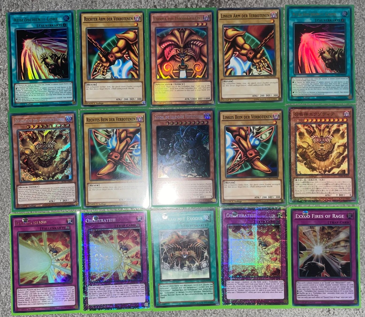 Yugioh Sammelbilder & Trading cards: YuGiOh seltenes Exodia Set! – Neu (gemäss Beschreibung) aus Altstätten SG von ChangeMaker