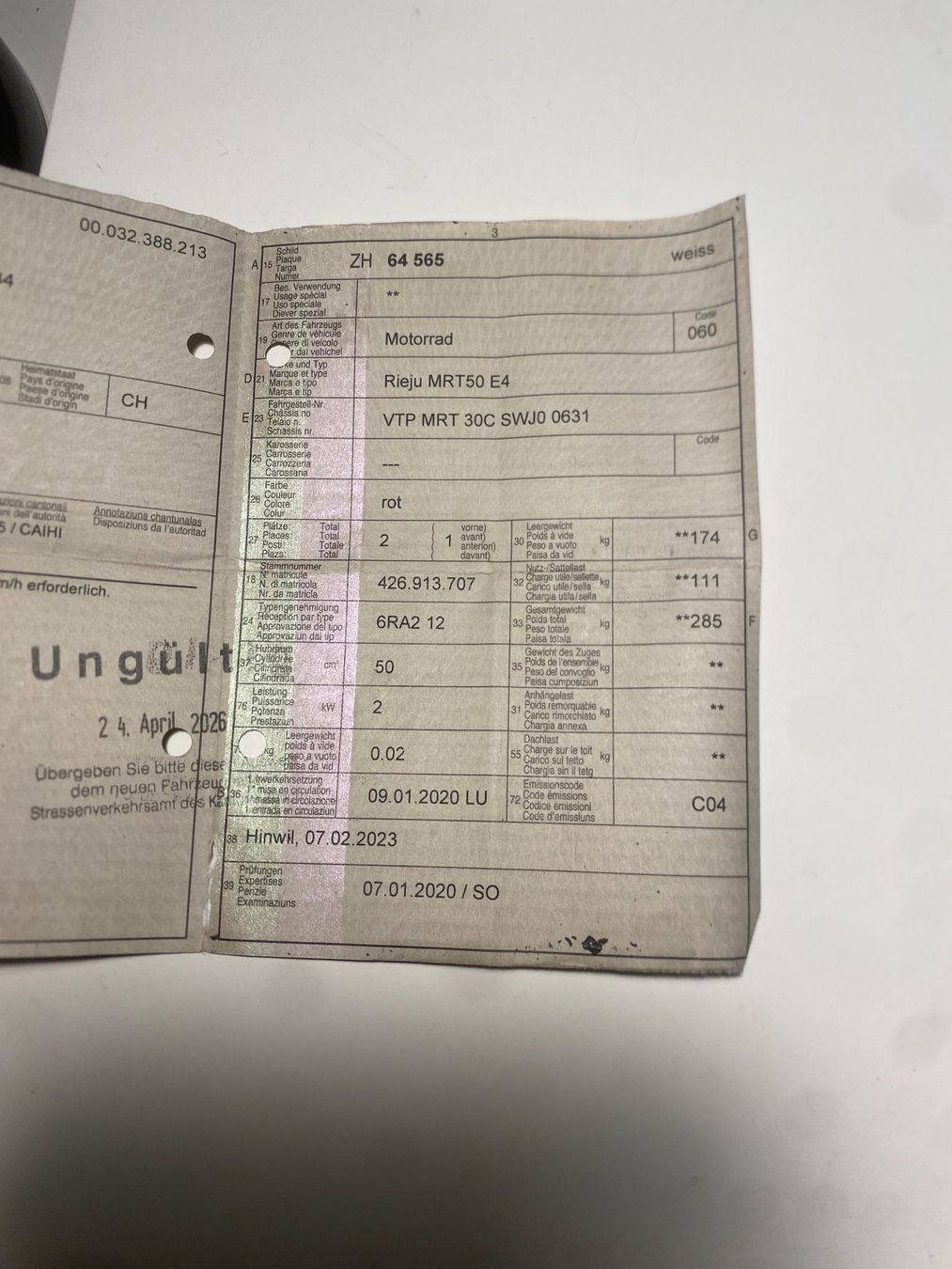 Rieju Strada: Rieju MRT 50 – Usato da Meilen venduto da Niels_162 7