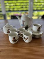 Niedliches Kinderservice, Dekor Bauernmalerei