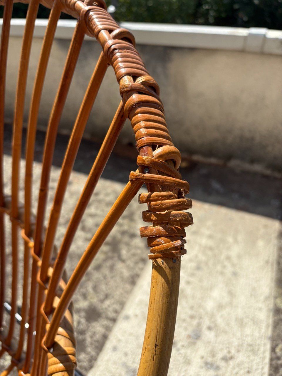 Poltrone: Mid-Century Rattan-Sessel – Usato da Ins venduto da ab_80 3