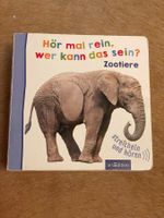 Kinderbuch "Hör mal rein, wer kann das sein - Zootiere"