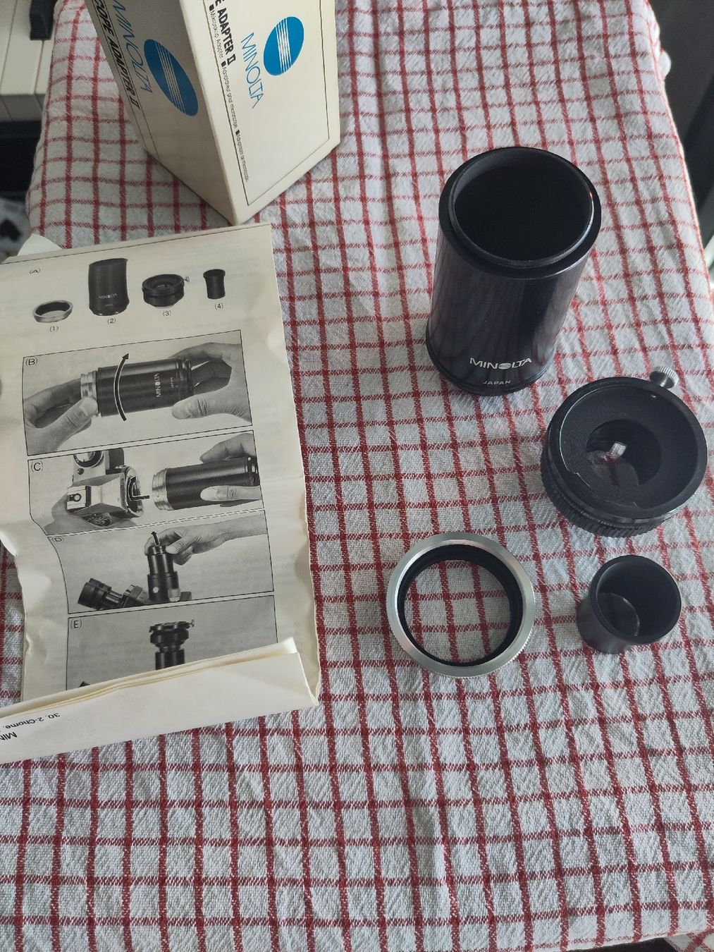 Mikroskopie: Minolta Microscope Adapter II komplett in Originalbox – Neu (gemäss Beschreibung) aus Rafz von nen_92qk 1