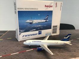Herpa Finnair Airbus A320, 1:500, neuwertig